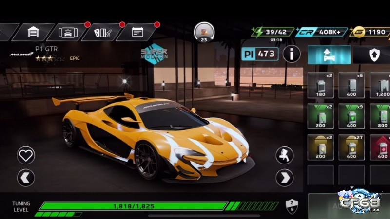 Đồ họa trong trong game Forza Street có hình ảnh 3D sắc nét