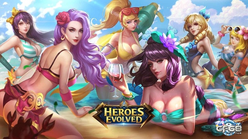 Heroes Evolved mang đến một danh sách tướng phong phú với những skin đẹp mắt