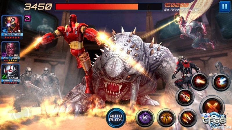 Game tái hiện sống động nhiều siêu anh hùng và ác nhân của vũ trụ Marvel