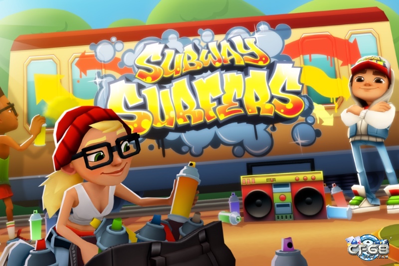 Subway Surfers có đồ hoạ vô cùng đẹp mắt và sinh động