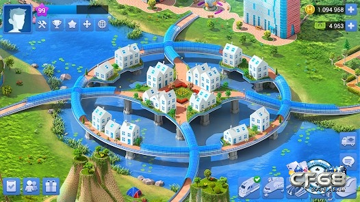 Megapoils là game mobile xây dựng rất gần gũi với thực tế