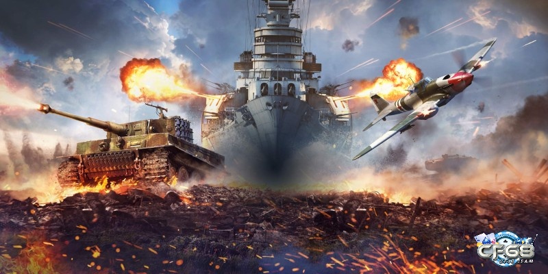 War Thunder cho phép người chơi điều khiển máy bay, xe tăng và tàu chiến trong các trận chiến lịch sử