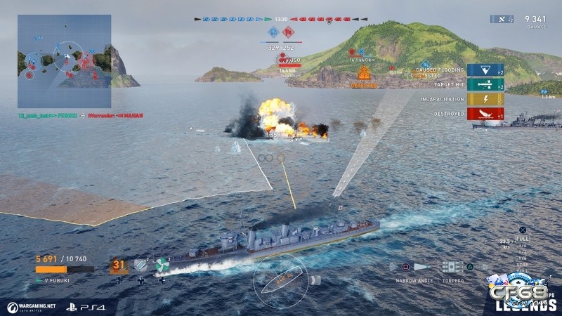 World of Warships Legends mang đến cho người chơi trải nghiệm chiến tranh hải quân đầy kịch tính