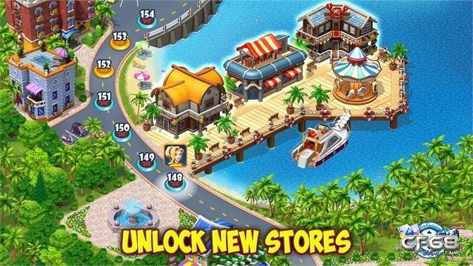 Game mobile con gái chơi nhiều - Supermarket Mania