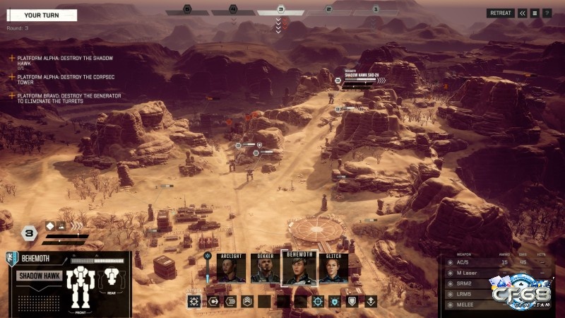 Game turn based mobile thử thách chiến đấu hấp dẫn - BattleTech