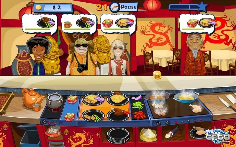 Game mobile online cho các cặp đôi yêu xa - Happy Chef